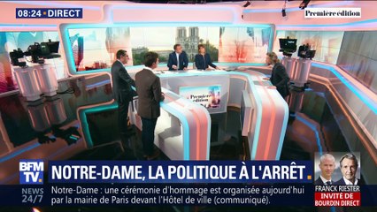 Notre-Dame : la politique à l'arrêt
