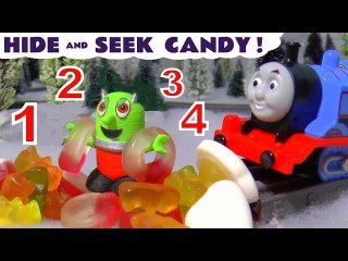 Hide and Seek Prank Candy Challenge with Funny Funlings and Thomas and Friends where you can Learn English and Learn Numbers with Tom Moss in this family friendly full episode english story for kids
