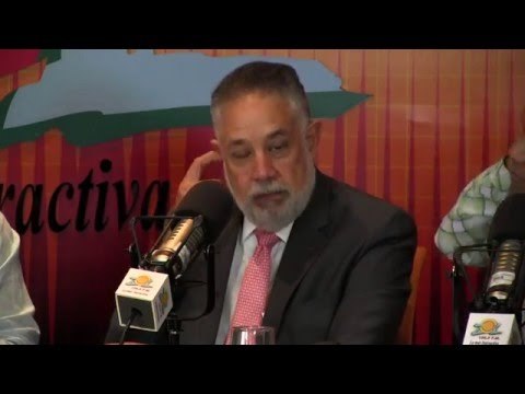Campos De Moya y Circe Almánzar de la Asociación De Industrias de la Republica Dominicana