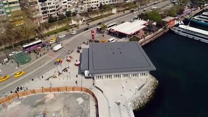 İlk etabı hizmete açılan proje havadan görüntülendi