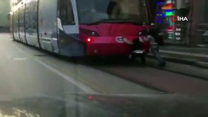 Tehlikeli yolculuk kamerada