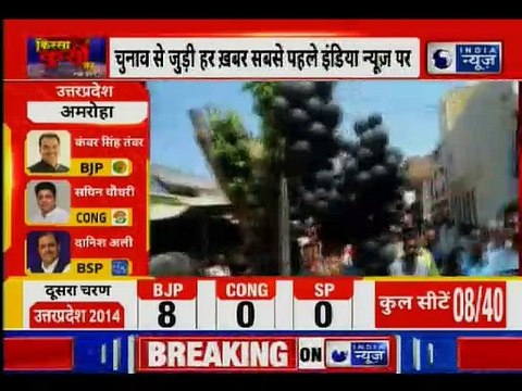 Bikaner, Rajasthan: Union Minister Arjun Ram Meghwal faced protest while filing his nomination