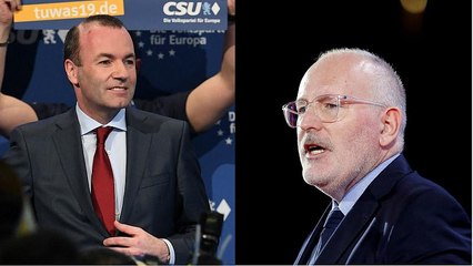 Download Video: What do Weber and Timmermans think about Brexit as they pitch for top EU job?