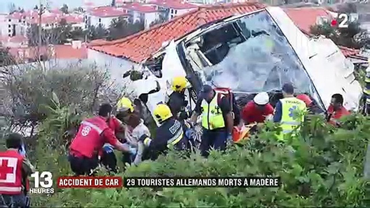 Portugal : 29 morts dans un accident de car de touristes