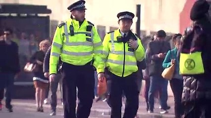 London commuters react to climate change protest gridlock