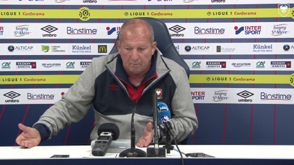 Conférence de presse avant OGC Nice / SMCaen