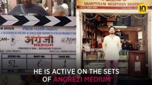 Angrezi Medium: Irrfan Khan shares a hearty laughter with director Homi Adajania