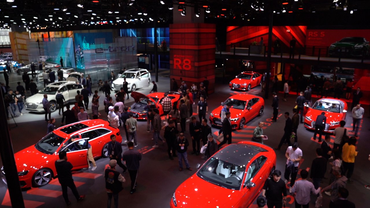 Global carmakers showcase electric vehicles at 2019 Shanghai auto show