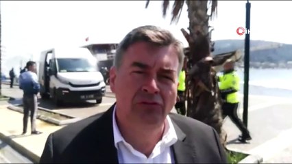 Tekne yangınına müdahale sürüyor... 'Teknenin yakıt depolarının dolu olduğu bilgisi var'