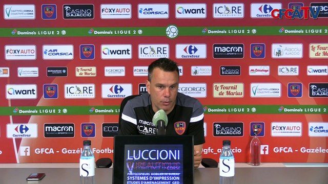 Le point presse du coach avant Gazélec Ajaccio / FC Metz