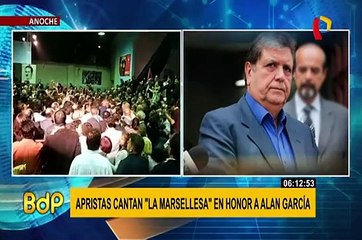 Alan García: miles entonaron ‘La Marsellesa aprista’ en Casa del Pueblo
