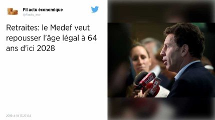 Retraites. Le Medef veut repousser l’âge légal à 64 ans d’ici 2028