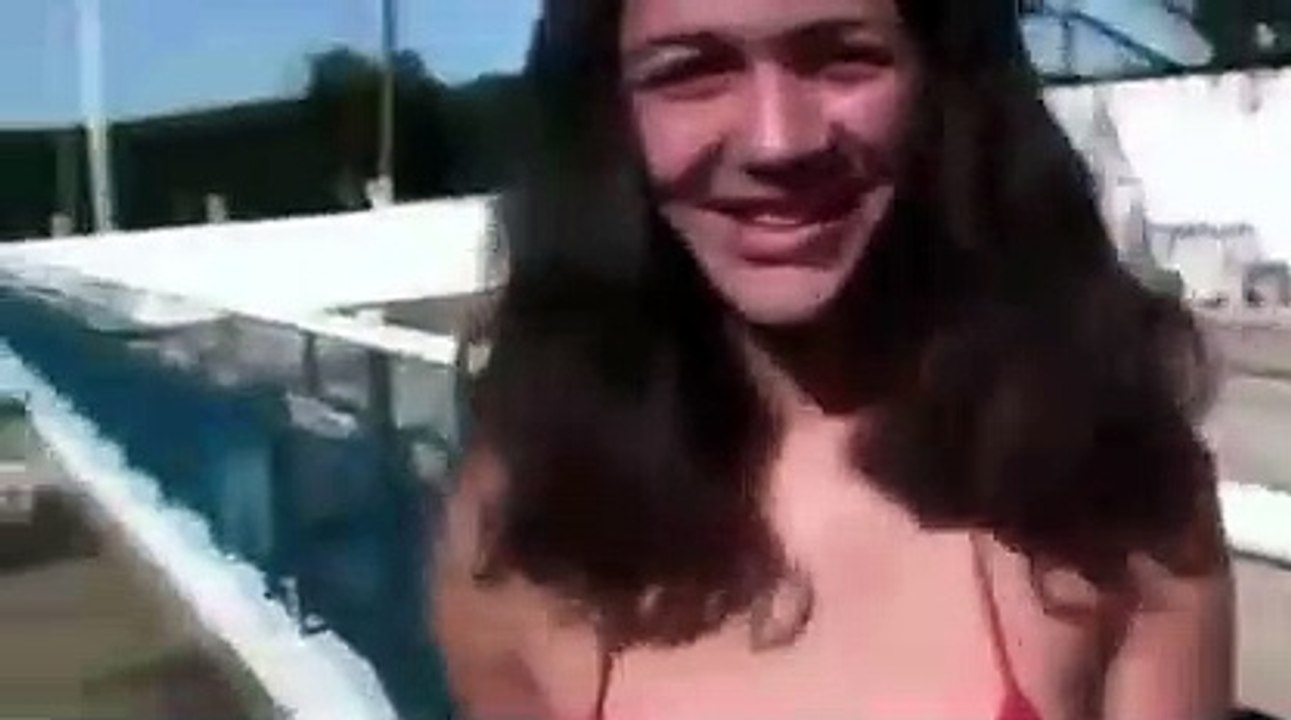 Hilarious Swimming Pool Push Fail