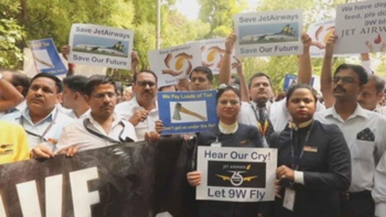 Unos 20.000 empleados de Jet Airways en limbo laboral tras cancelación de vuelos