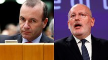 Elezioni europee: confronto tra Weber e Timmermans
