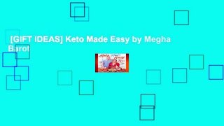 [GIFT IDEAS] Keto Made Easy by Megha Barot