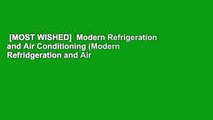[MOST WISHED]  Modern Refrigeration and Air Conditioning (Modern Refridgeration and Air