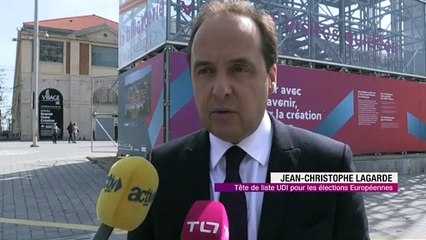 Européennes : Jean-Christophe Lagarde (UDI), à Saint-Etienne