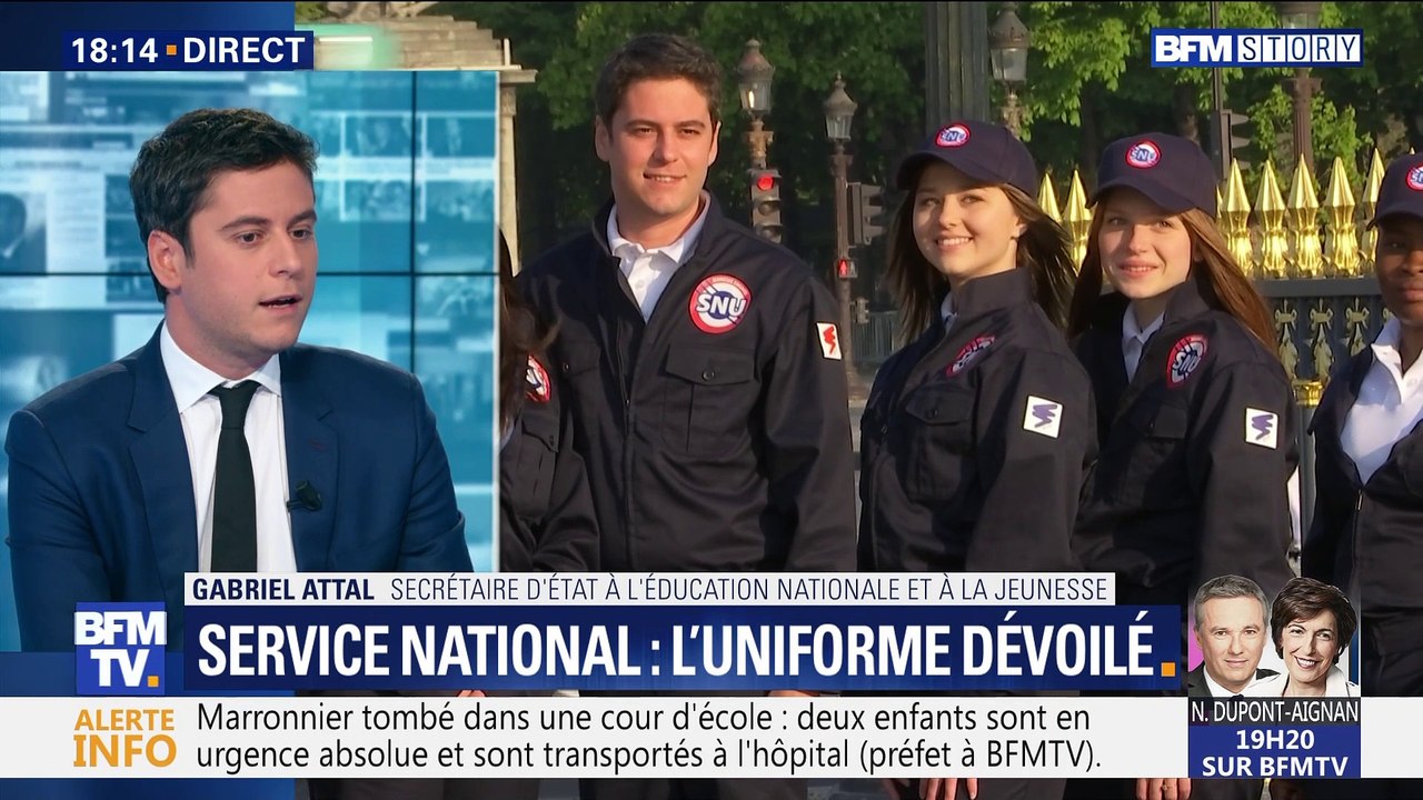 Gabriel Attal: "il y a un attrait très fort des jeunes pour le service national universel"