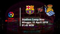 Jadwal Pertandingan Pekan ke-33 Liga Spanyol, Barcelona Berhapan dengan Real Sociedad,Minggu (21/4)