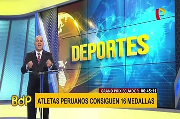 Atletas peruanos consiguen 16 medallas en Grand Prix de Ecuador