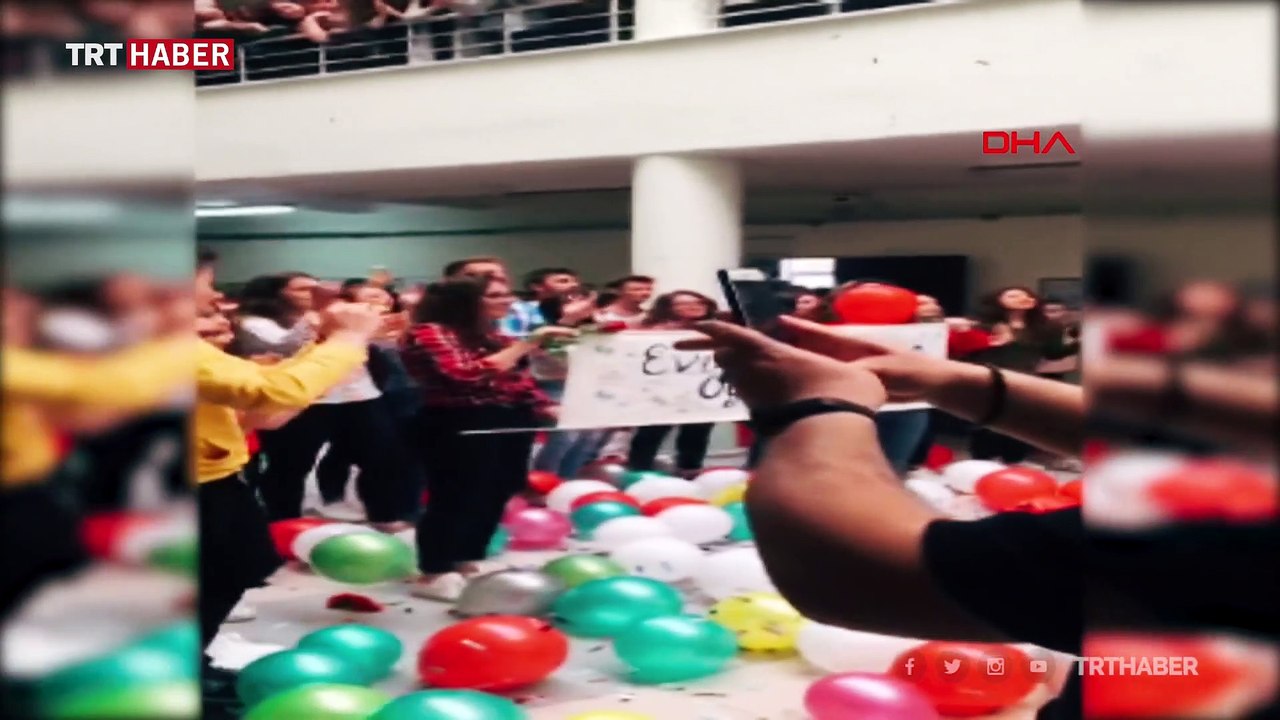 Kanseri yenen öğretmen yeniden öğrencileriyle buluştu