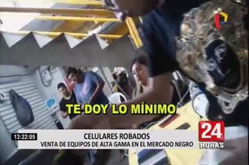 Celulares robados: mercado negro que mata y se resiste a morir