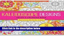 About For Books  Kaleidoscope Designs Adult Coloring Book (31 stress-relieving designs) (Studio)