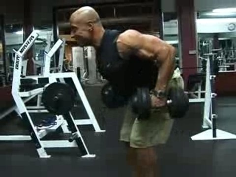 Jamo's two arms Dumbbell Rows