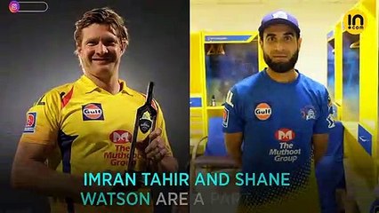 IPL 2019: Imran Tahir Jr and Shane Watson Jr get their hands dirty with corridor cricket