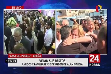 Alan García: continúa masivo velatorio en la Casa del Pueblo