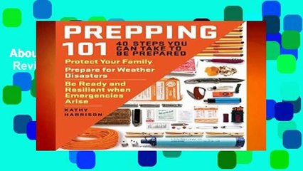 About For Books  Prepping 101  Review