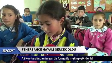 Küçük Semiye'nin Fenerbahçe hayali gerçek oldu