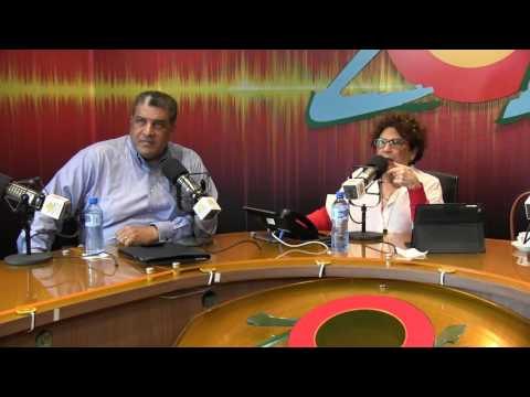 Consuelo Despradel y Angel Acosta comentan sobre la rueda de prensa del PRM