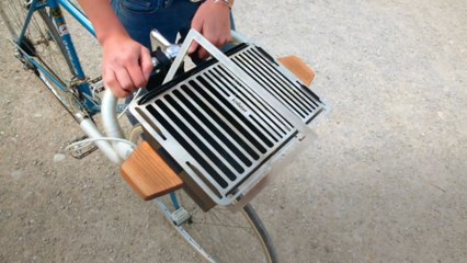 The Knister Grill Lets You Bring the Barbecue Anywhere by Bike