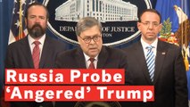 Barr: President Trump Was 'Frustrated And Angered' By Mueller Russia Investigation