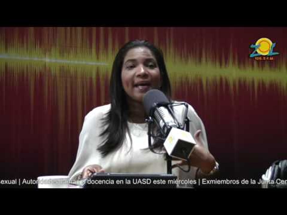 Anibelca Rosario comenta condena al fiscal de Samaná acusado de acoso sexual a 8 empleadas