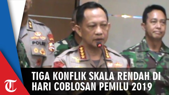 Tiga Konflik Skala Rendah yang Terjadi di Hari Pencoblosan Pemilu 2019