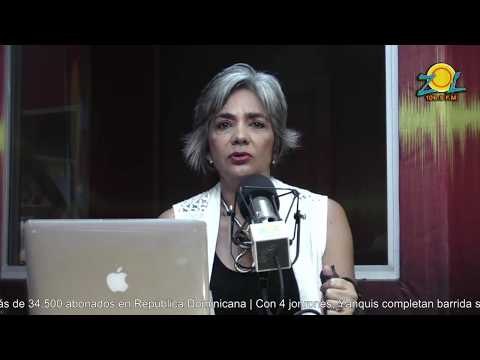 Maria Elena Nuñez comenta los efectos de huracán Irma después de su paso por República Dominicana