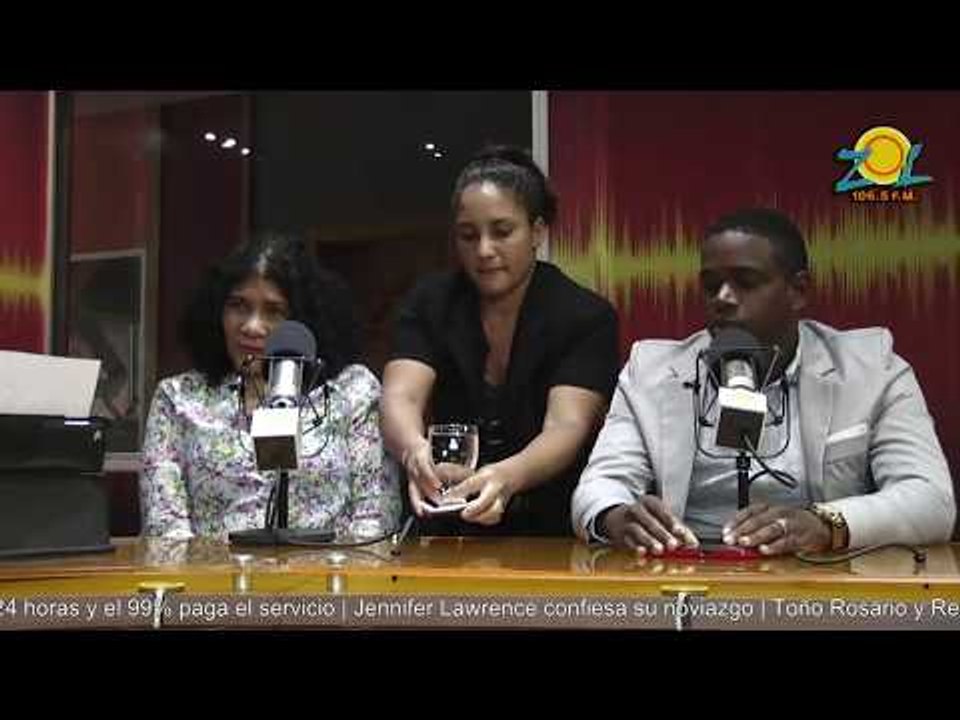 Sonia Vasquez y Junior Reid comentan  proyecto sobre la Juventud