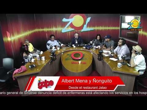 Albert Mena y Ñonguito desde el Restaurant Jalao en la zona colonial