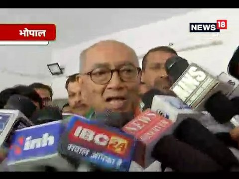 दिग्विजय ने साध्वी प्रज्ञा को माना चुनौती, कहा- भोपाल में BJP से 30 सालों का मागेंगे हिसाब