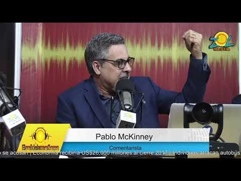 Pablo McKinney comenta vamos hacer? con un país que la corrupción es socialmente aceptada