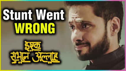 Adnan Khan Aka Kabir DANGEROUS STUNT Gone Wrong | Ishq Subhan Allah