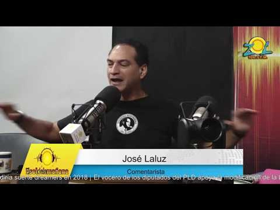 Jose Laluz "Estoy de acuerdo se les quite las exoneraciones a todos los sectores"