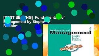 [BEST SELLING]  Fundamentals of Management by Stephen P. Robbins