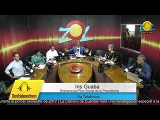 Llamada Iris Guaba comenta es mala información concurso plan social por mil millones