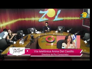 Anina del Castillo Dir. de Pro Consumidor comenta recomendaciones para comprar en Black Friday 2017