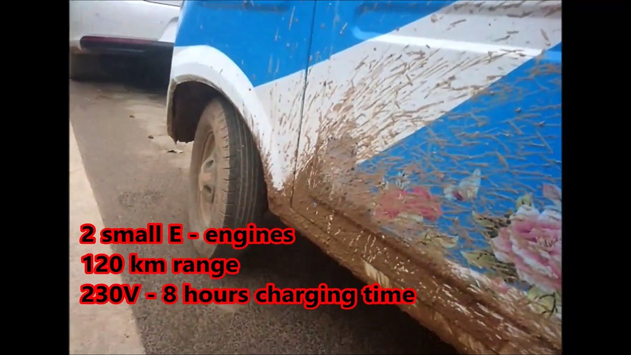 3 chinese trucks powered by 220V