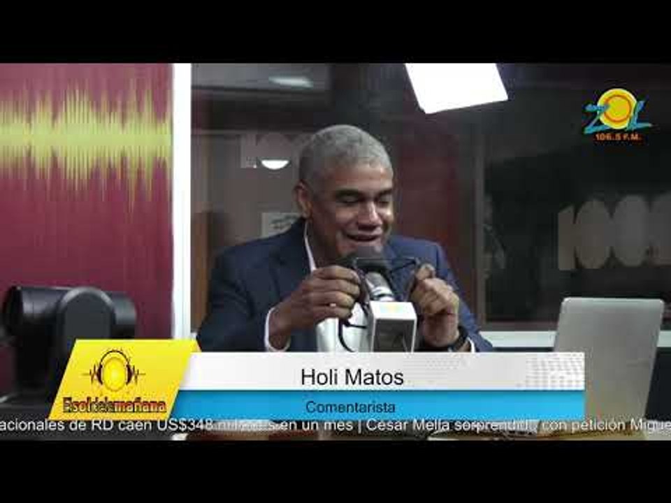 Holi Matos "Nosotros realmente estamos escalando cada vez mas en el desorden"